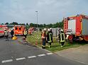 Schwerer Unfall mit Reisebus Lohmar Donrather Dreieck P022